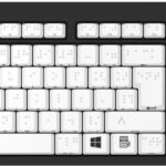Logic Keyboard Braille - PC Nero Slim Line Keyboard - UK English návod