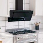 vidaXL Nástěnná digestoř 90 cm nerezová ocel a tvrzené sklo černá návod