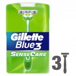Gillette Blue 3 Sense Care 3 ks návod