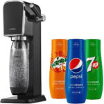 SodaStream Art Black + Sirup Pepsi 440 ml + Sirup Mirinda 440 ml + Sirup 7UP 440 ml návod
