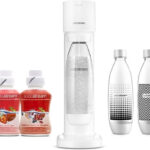 SodaStream Gaia White + Lahev TriPack + MALINA