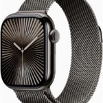 Apple Watch Series 10 42mm Cellular břidlicově šedý titan s břidlicově šedým milánským tahem MX053QC/A návod