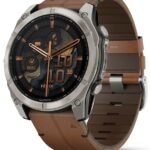 Garmin Fenix 8 AMOLED 51mm Sapphire Titanium Black/Chestnut Leather Strap 010-02905-40 návod