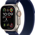 Apple Watch Ultra 2 GPS + Cellular 49mm Natural Titanium Case | Blue Trail Loop - M/L MX4L3WB/A návod