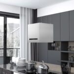 vidaXL Závěsná ostrůvková dotykový senzor LCD 37cm nerez ocel návod