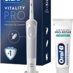 Oral-B Vitality Pro Protect X D103 White + PRO-REPAIR 75 ml návod