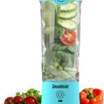 SmoothieJet přenosný USB smoothie mixér 600 ml - voděodolný - model 2023 Modrá návod