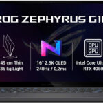 Asus Rog Zephyrus G16 GU605MV-NEBULA082W návod