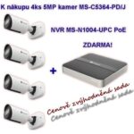 Milesight MS-N1004UPC + 4x MS-C5364-PD/J návod