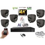 Monitorrs Security 6 kamerový set GDome 6482K6 návod