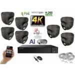 Monitorrs Security 7 kamerový set GDome 6482K7 návod