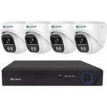 Securia Pro IP 4 kamerový systém NVR4CHV6S W DOME návod